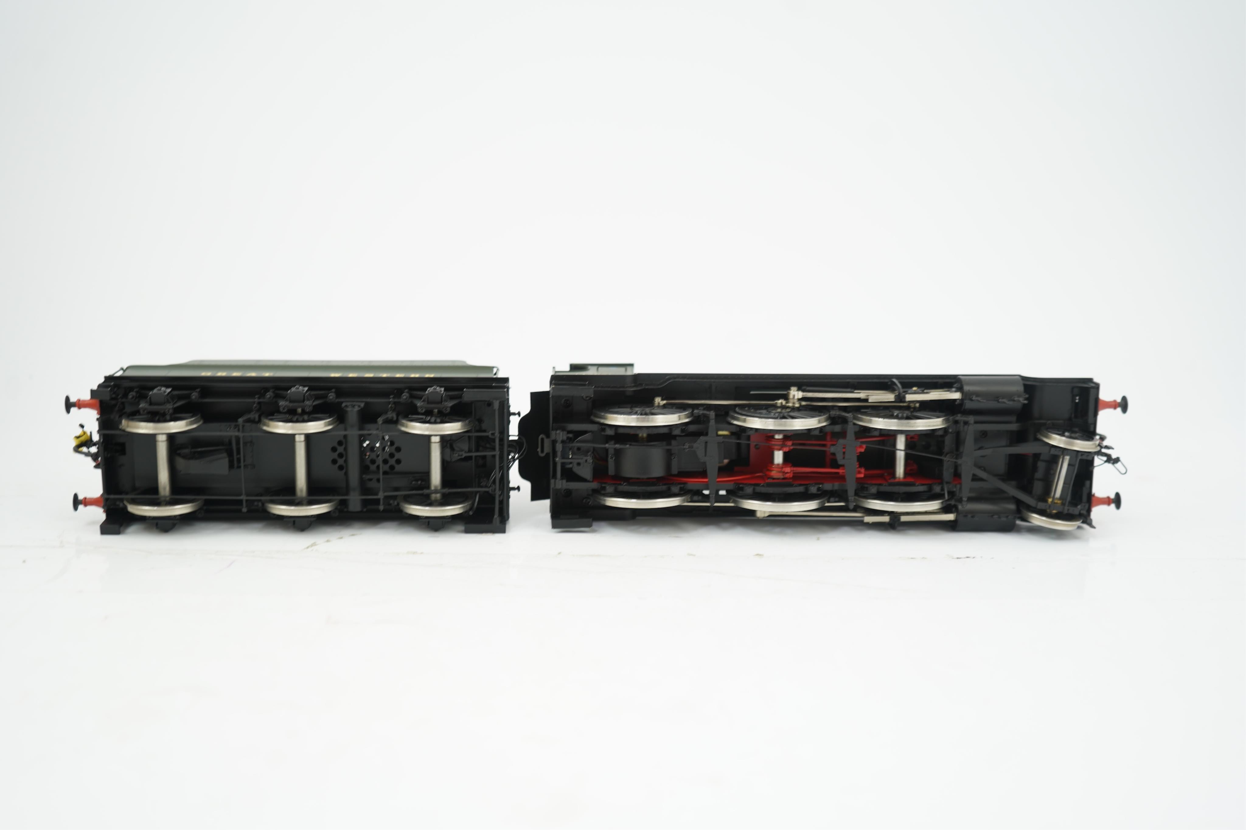 An 0 gauge Lionheart Trains model of GWR Class 43xx, 4363, 2-6-0 tender locomotive, powered for two rail operation, with original box.